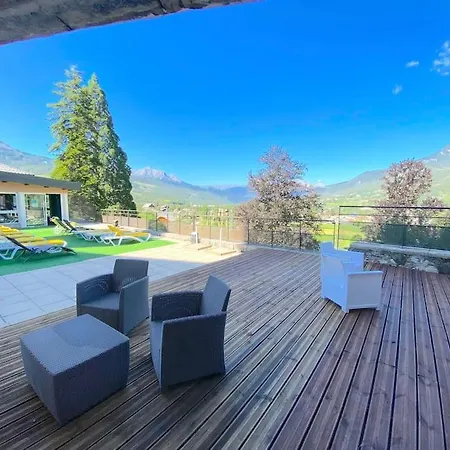 T3 Avec Vue Sur Les Montagnes - Piscine - Sauna Apartment